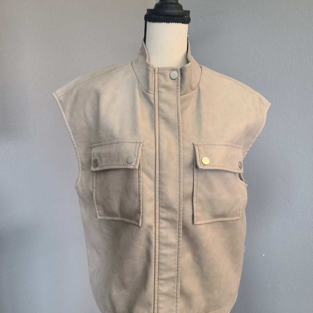 Beige Vest